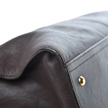 Saint Laurent Sheepskin Medium Cabas ChYc Dark Brown 15 of 23