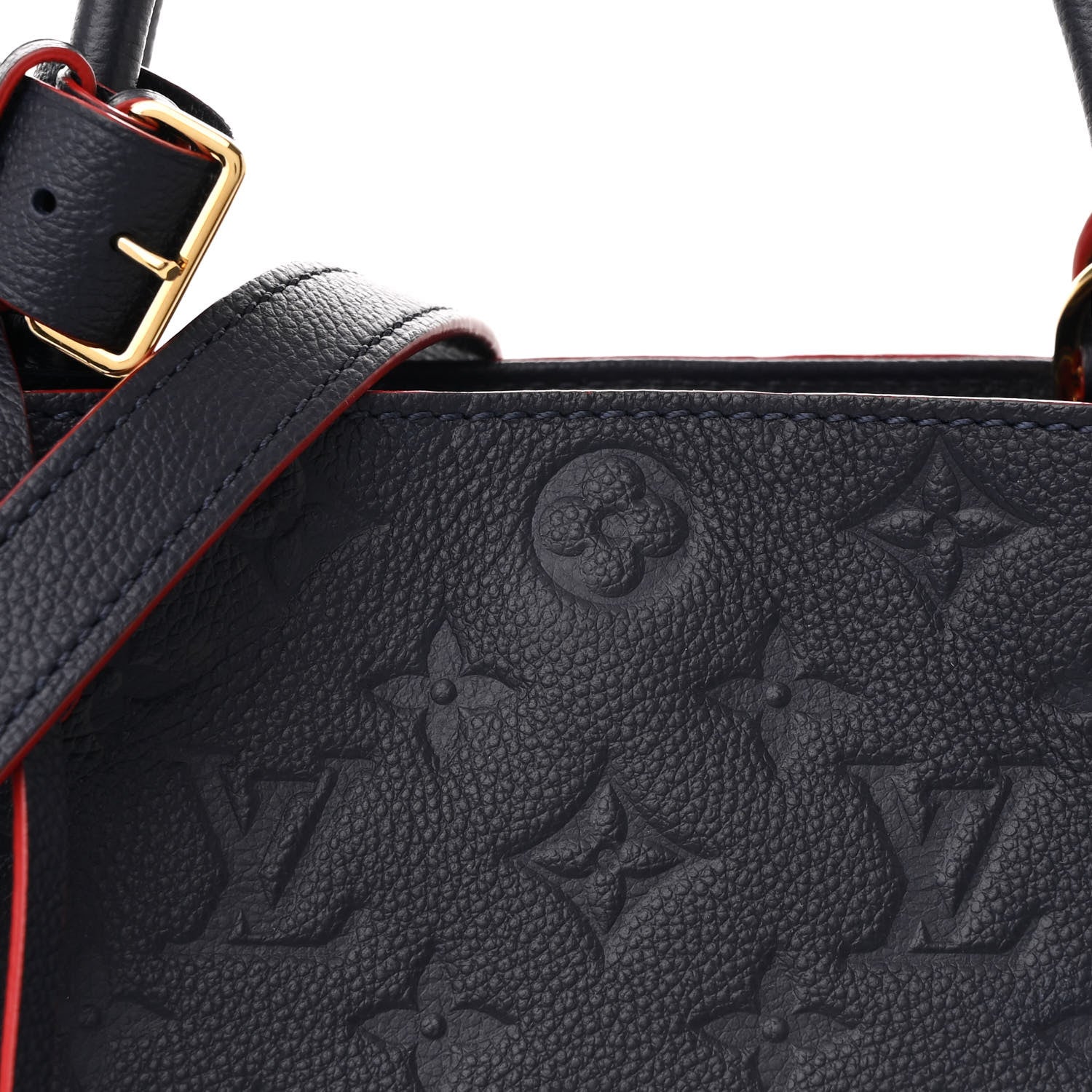 Louis Vuitton Empreinte Montaigne GM Marine Rouge 10 of 12