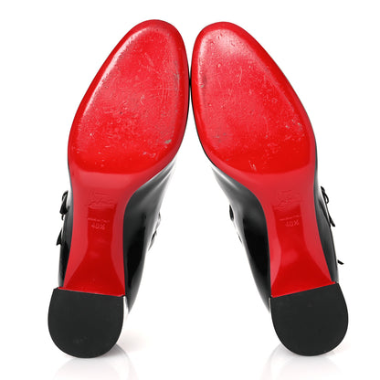 Christian Louboutin Patent Miss Jane Mary Janes 55 Pumps 40.5 Black 7 of 11