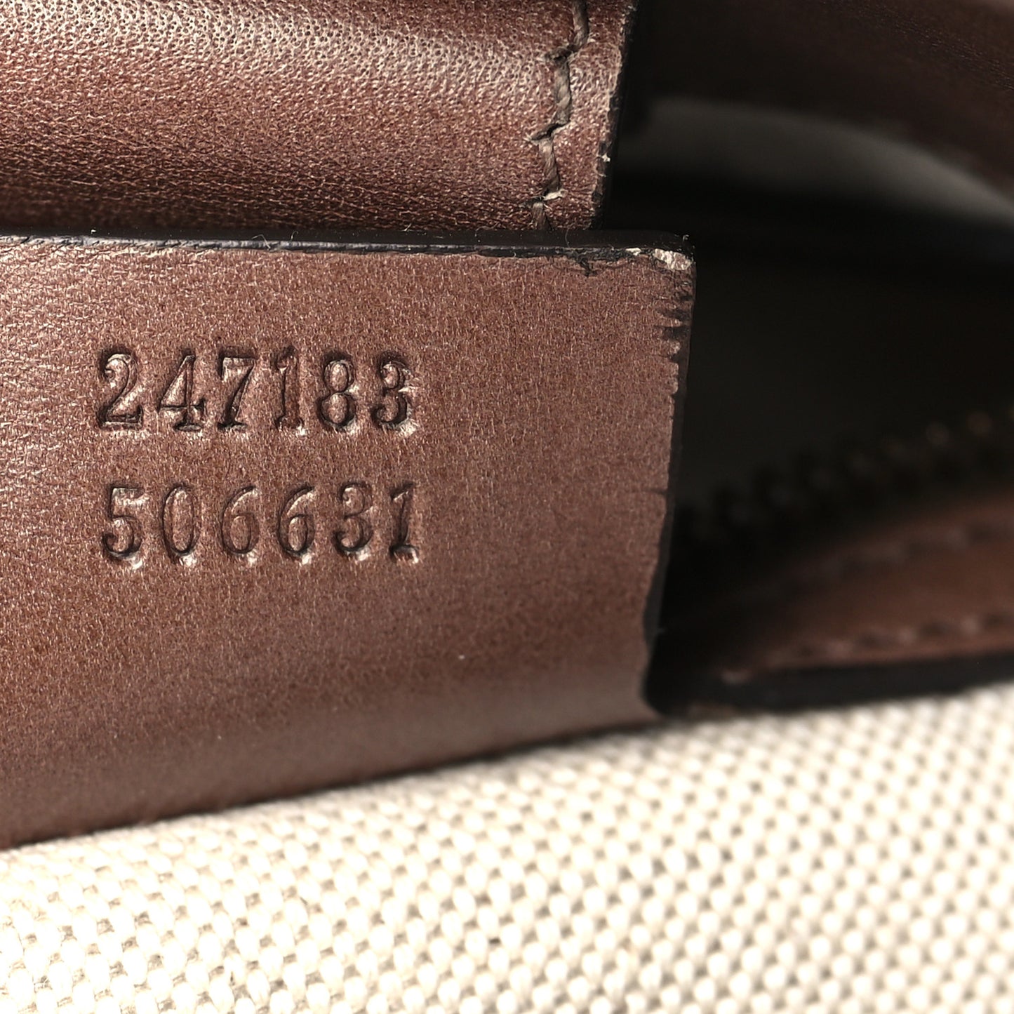 Calfskin Medium GG Running Tote Brown
