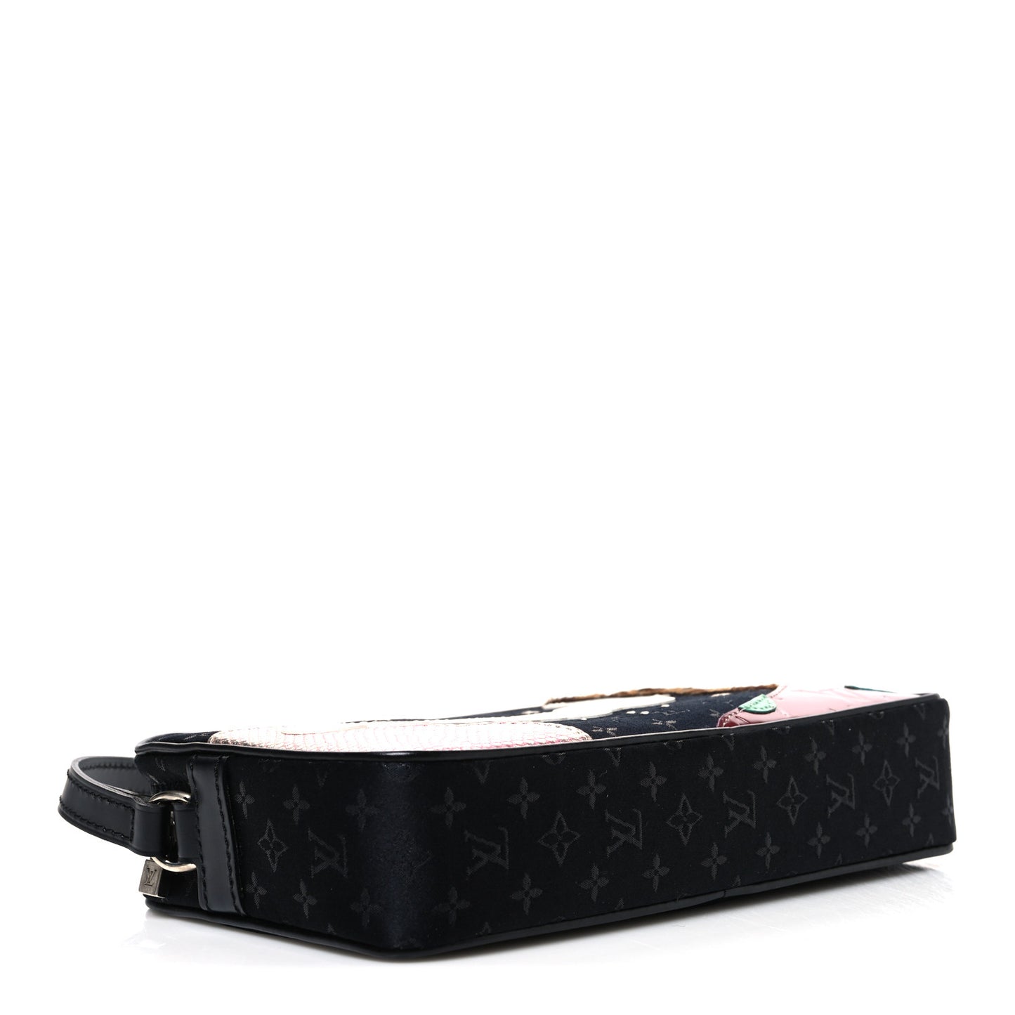 Satin Mini Monogram Conte De Fees Pochette Black