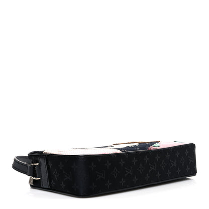 Louis Vuitton Satin Mini Monogram Conte De Fees Pochette Black 3 of 9