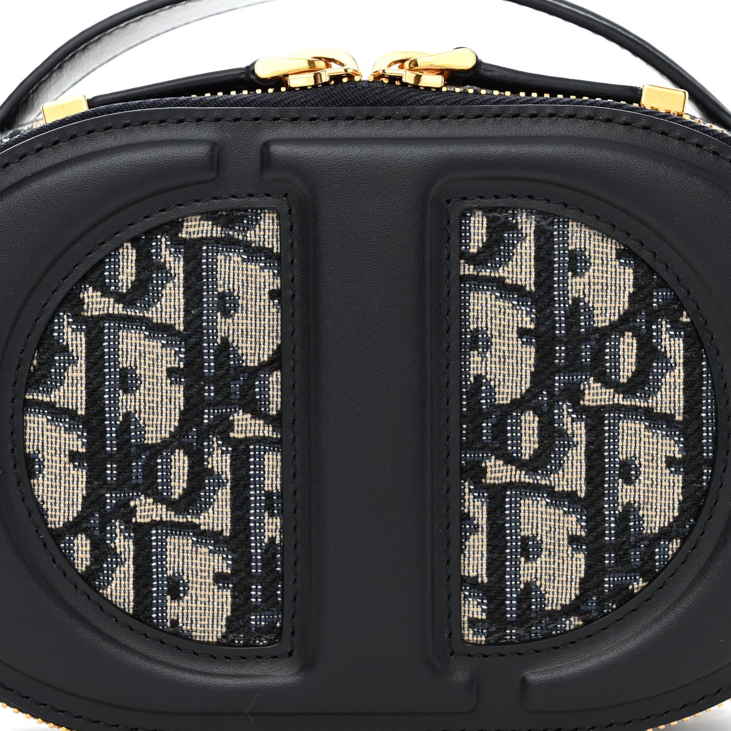 Christian Dior Oblique CD Signature Oval Crossbody Camera Bag Blue Multicolor 9 of 11