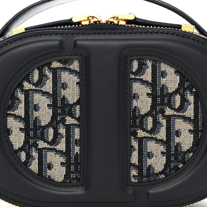 Christian Dior Oblique CD Signature Oval Crossbody Camera Bag Blue Multicolor 9 of 11