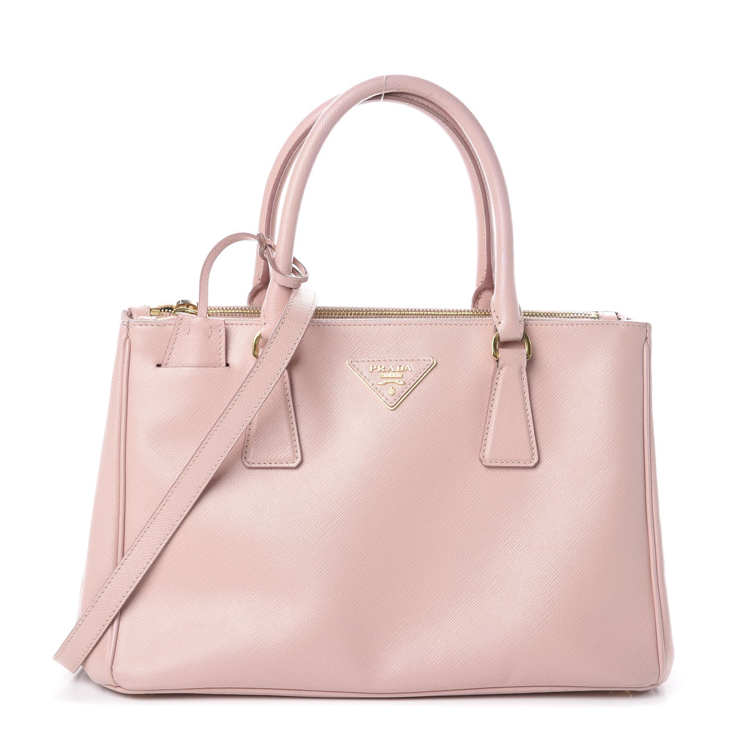 Prada Saffiano Medium Galleria Double Zip Tote Orchidea 1 of 8