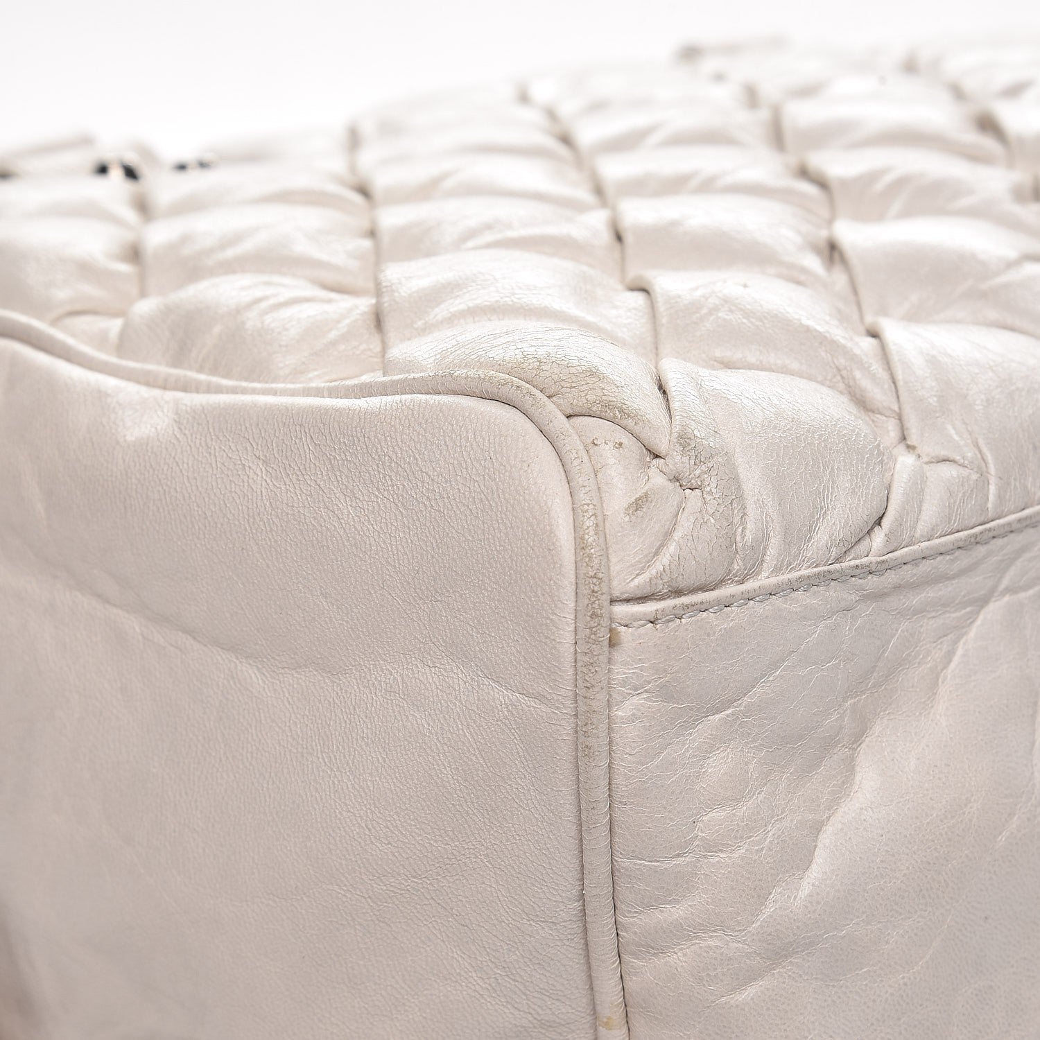 Balenciaga Chevre Quilted Matelasse MM White 14 of 16