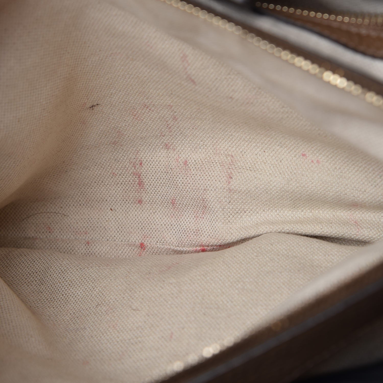 Gucci Pebbled Calfskin Medium Bamboo Shopper Tote Acero 9 of 15