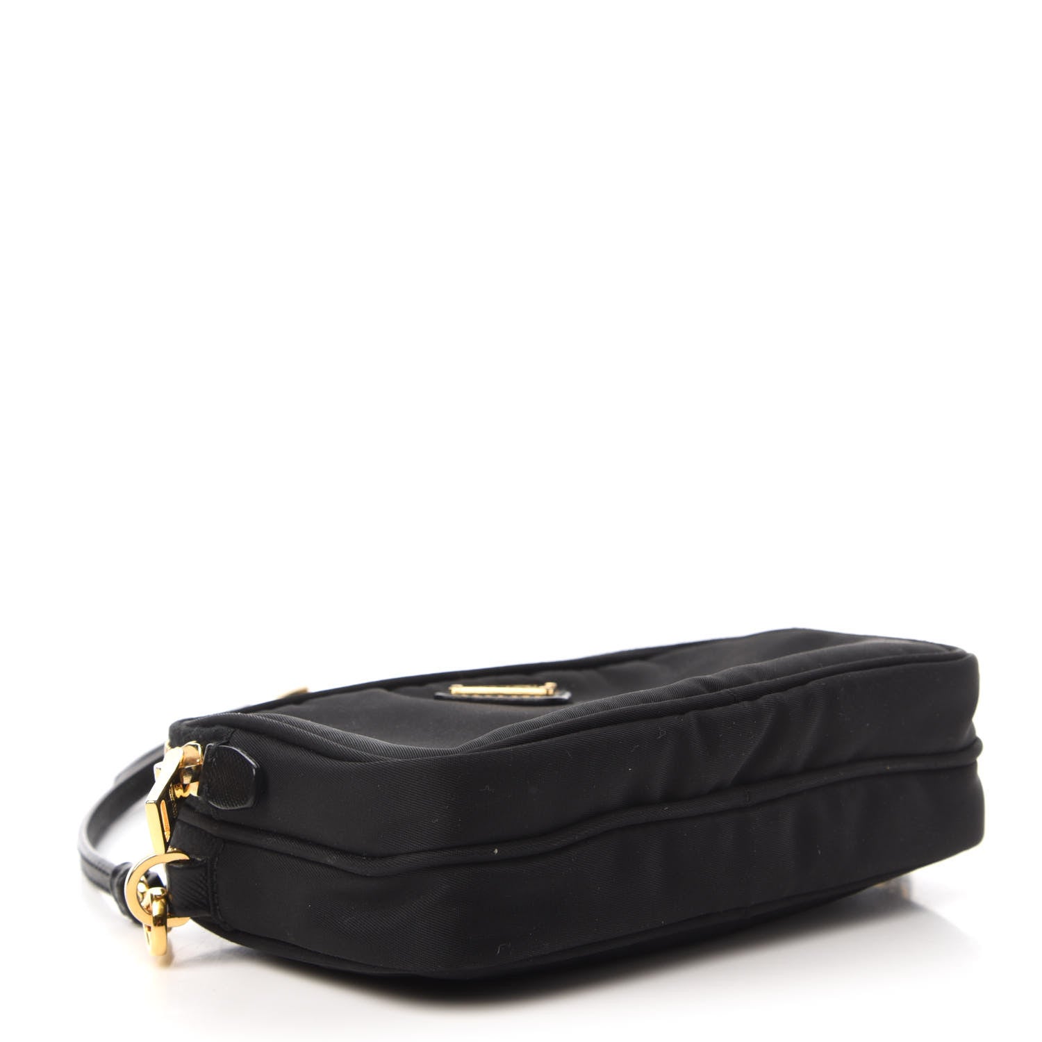 Prada Tessuto Nylon Mini Camera Crossbody Bag Black 4 of 9