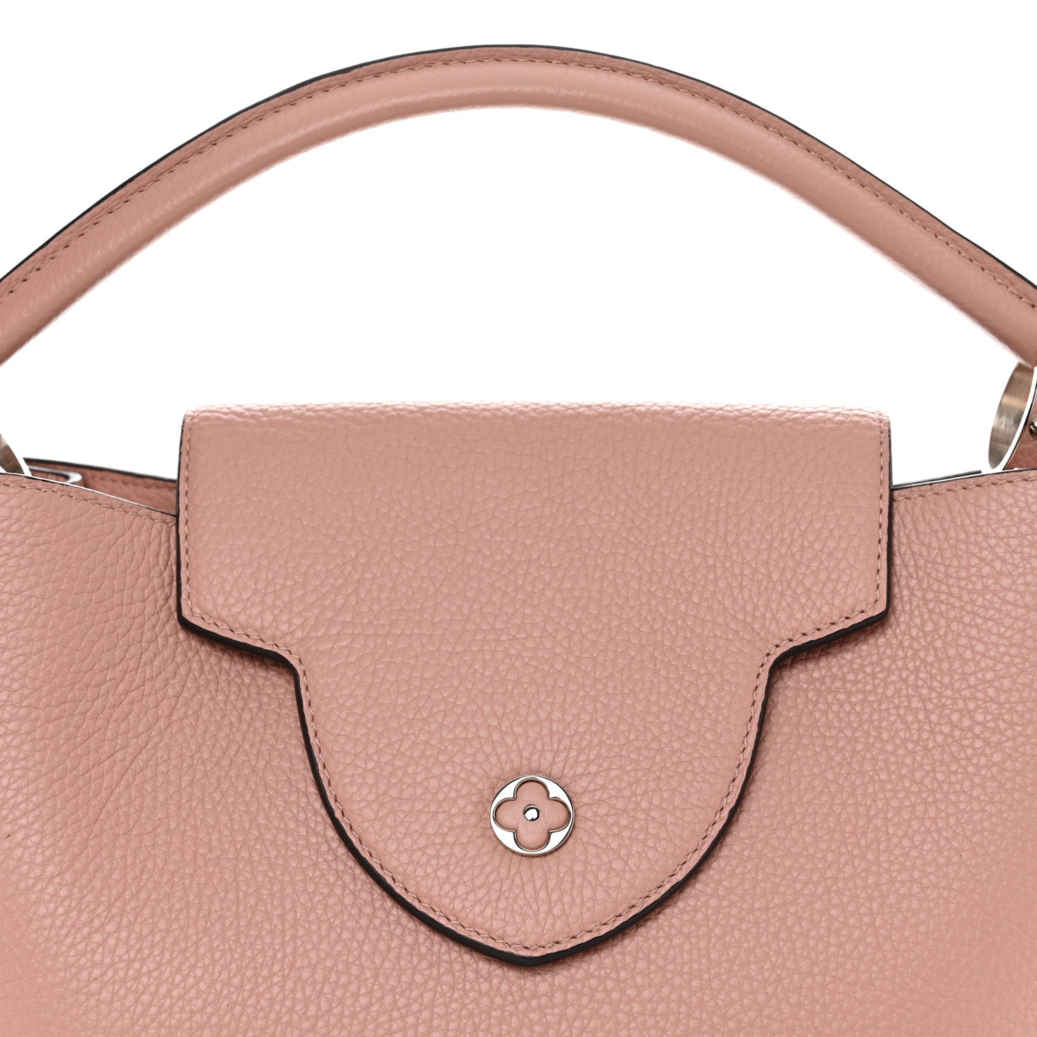 Louis Vuitton Taurillon Capucines MM Magnolia 8 of 10