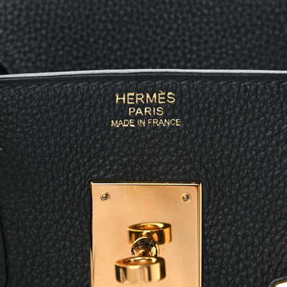Hermes Togo Birkin 30 Bleu Nuit 5 of 8