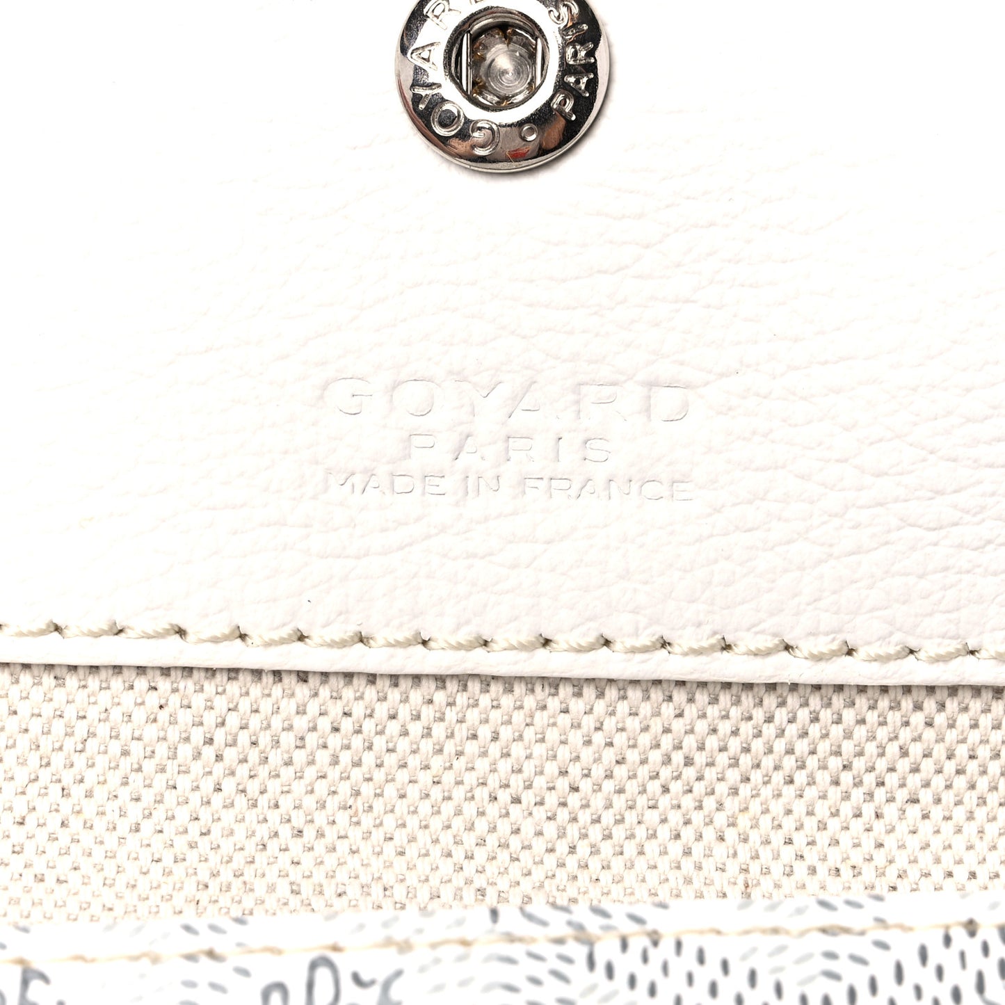 Goyardine Saint Louis PM White
