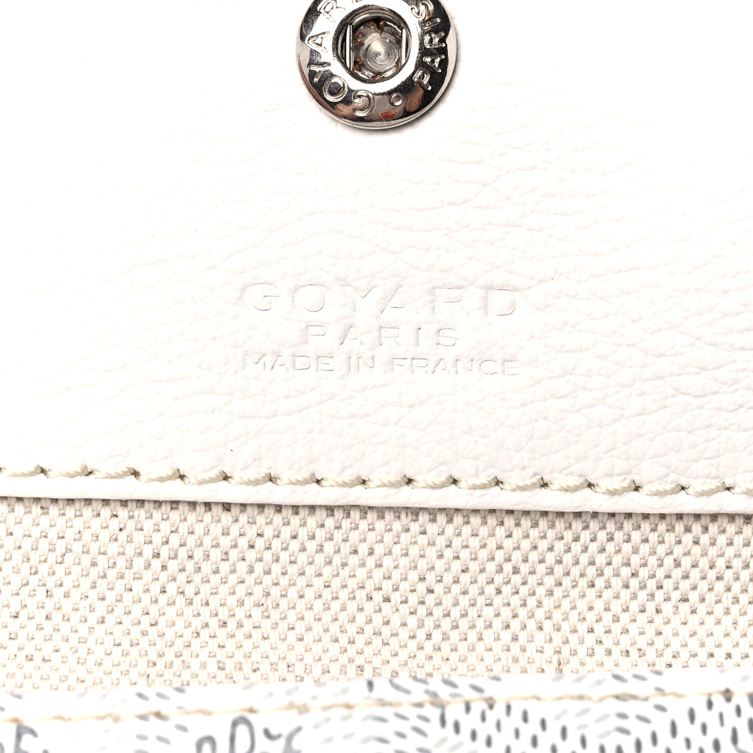 Goyard Goyardine Saint Louis PM White 7 of 9