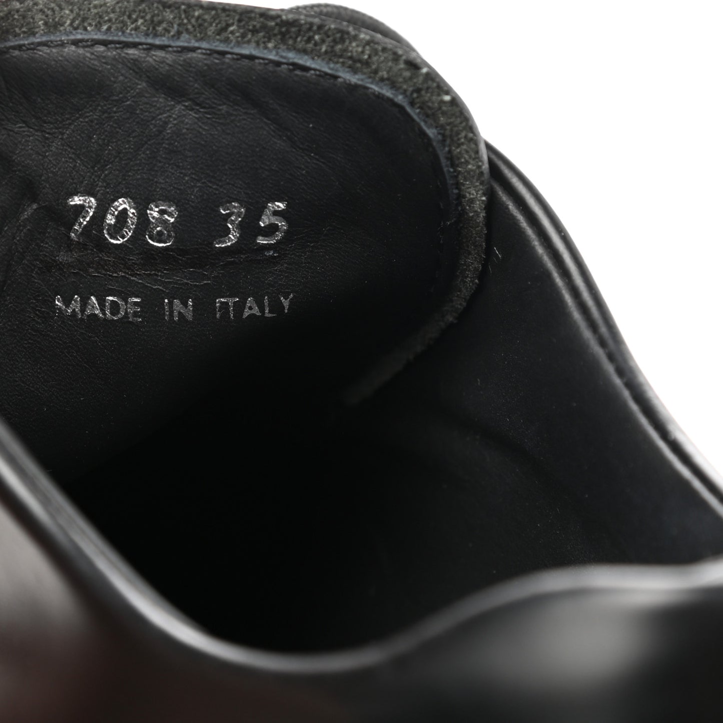 Spazzolato Rois Monolith 55mm Derby Loafers 35 Black