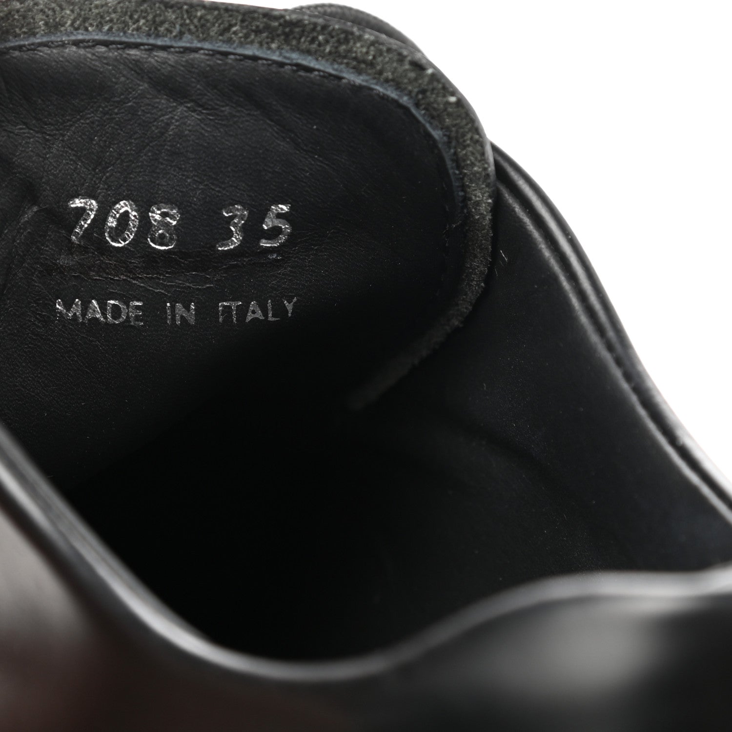 Prada Spazzolato Rois Monolith 55mm Derby Loafers 35 Black 8 of 9