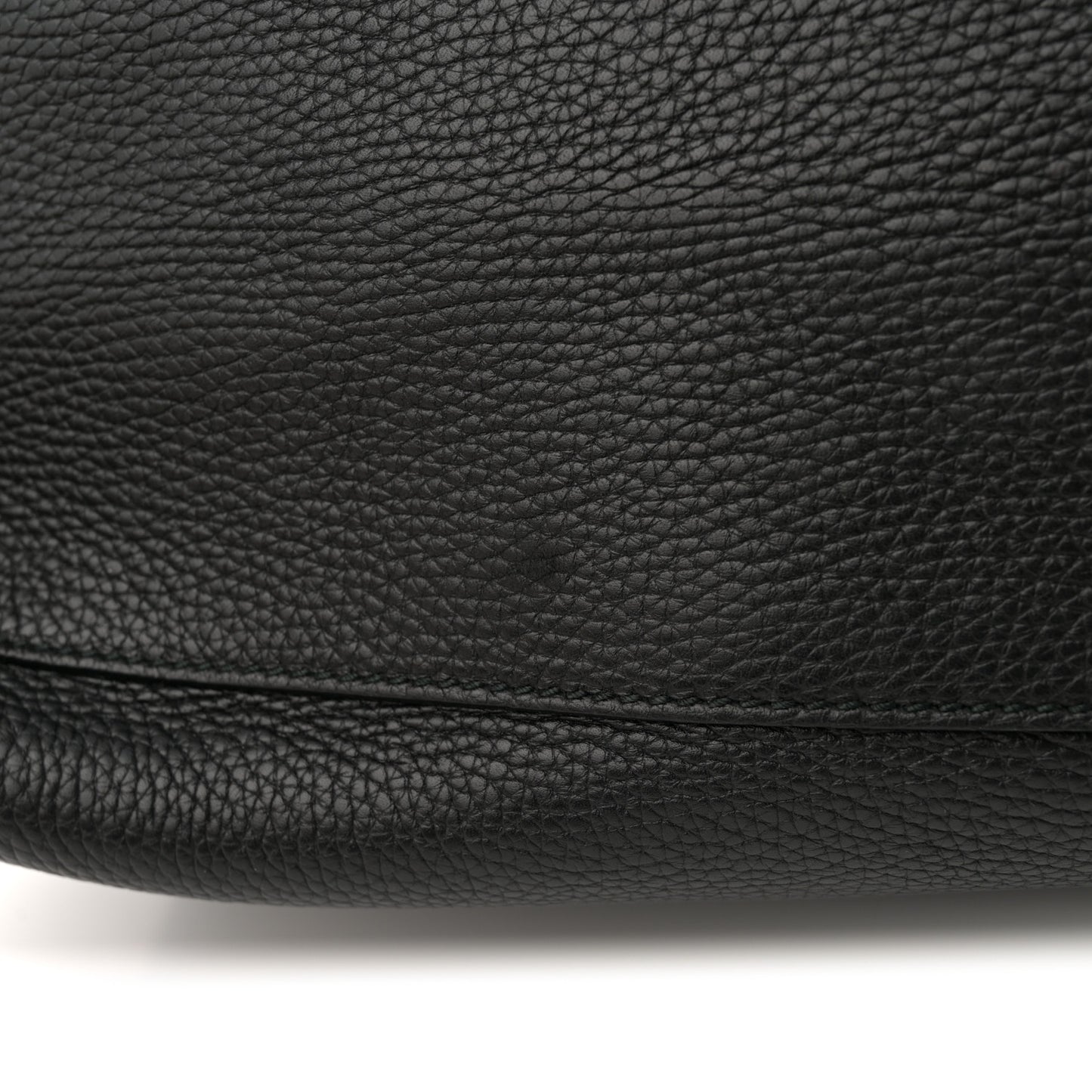 Pebbled Calfskin Medium Soho Chain Shoulder Bag Black