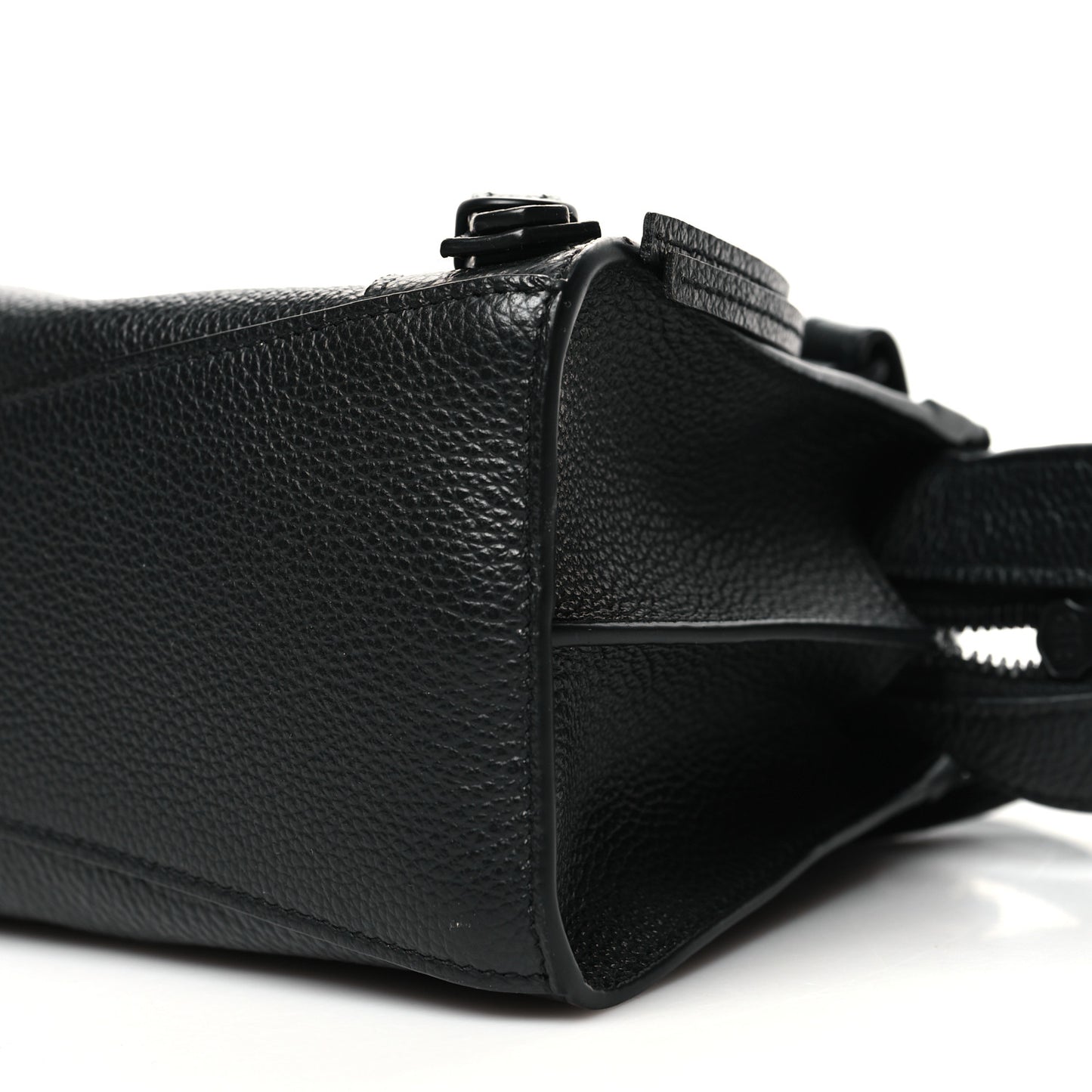 Grained Calfskin Neo Classic Black Hardware Mini City Black