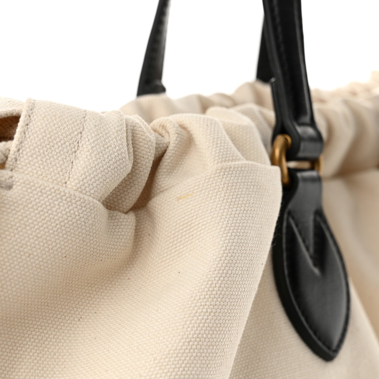 Gucci Canvas Chateau Marmont Drawstring Tote Beige 10 of 14