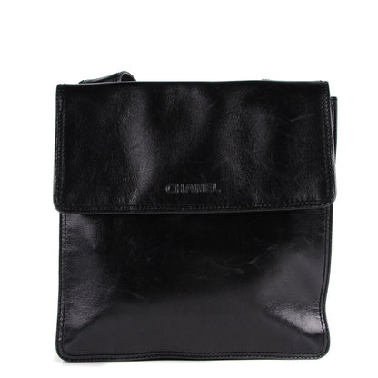 Chanel Lambskin Shoulder Flap Bag Black 1 of 8