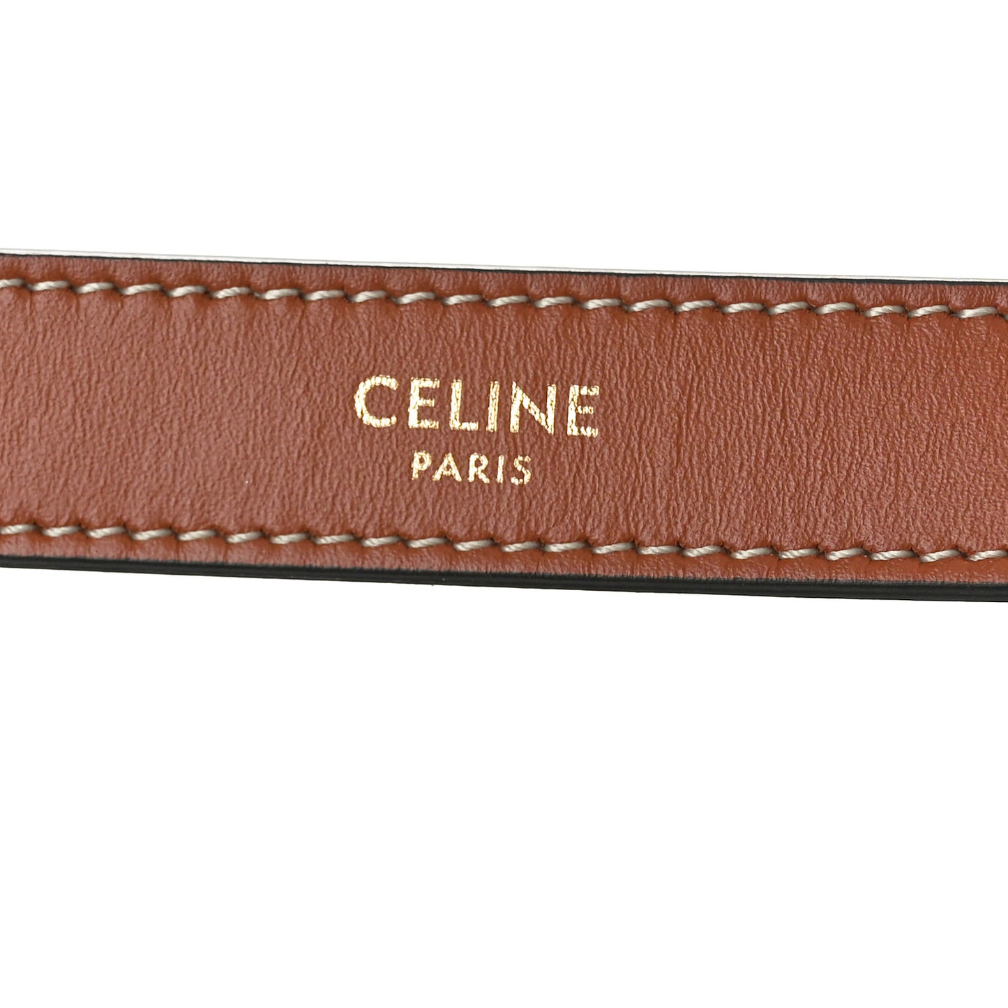 Triomphe Canvas Calfskin Ava Shoulder Bag Tan