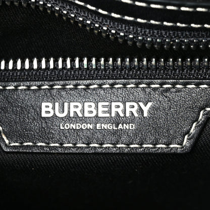 Burberry E-Canvas Giant Check Rider Crossbody Dark Cranberry 6 of 8