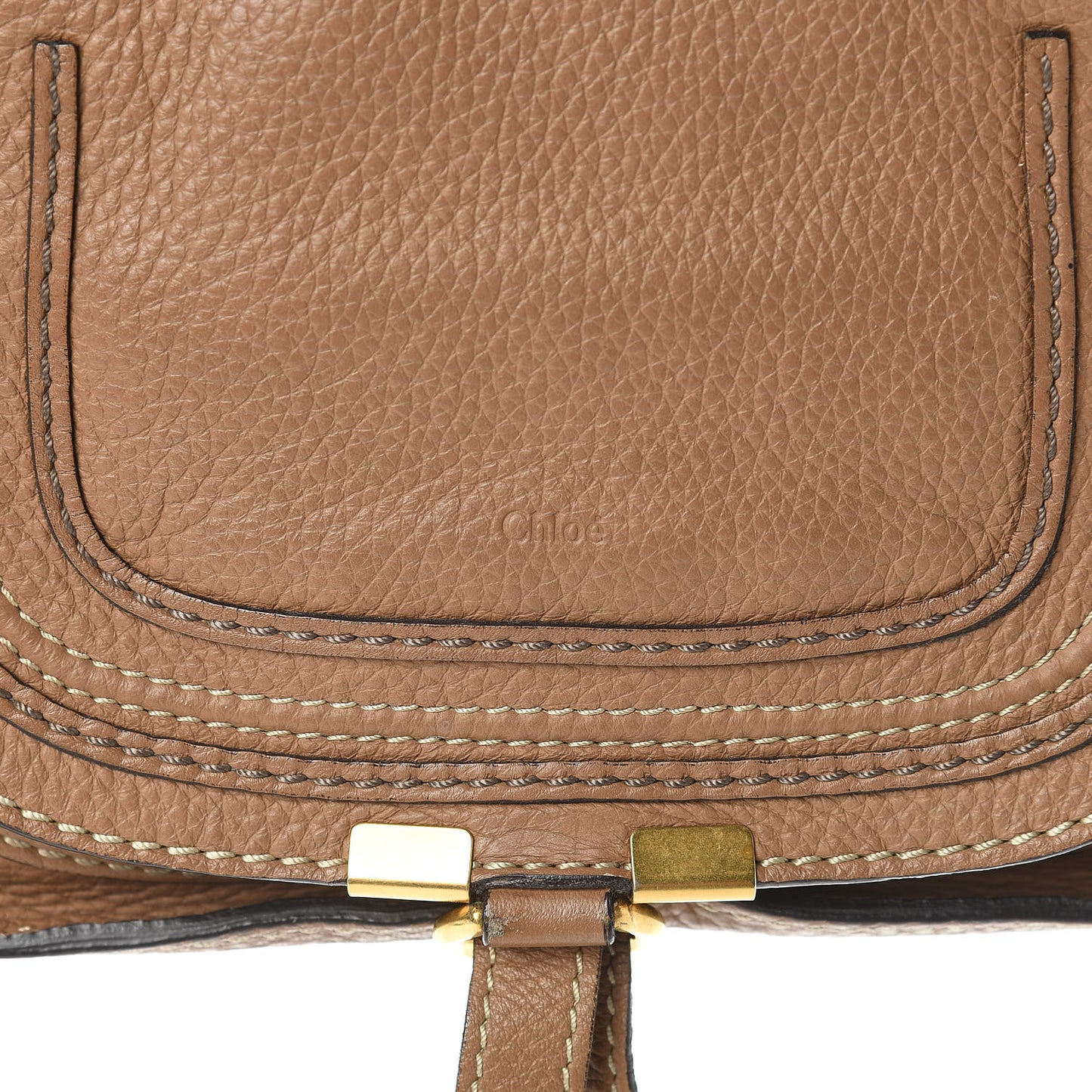 Calfskin Mini Marcie Satchel Nut