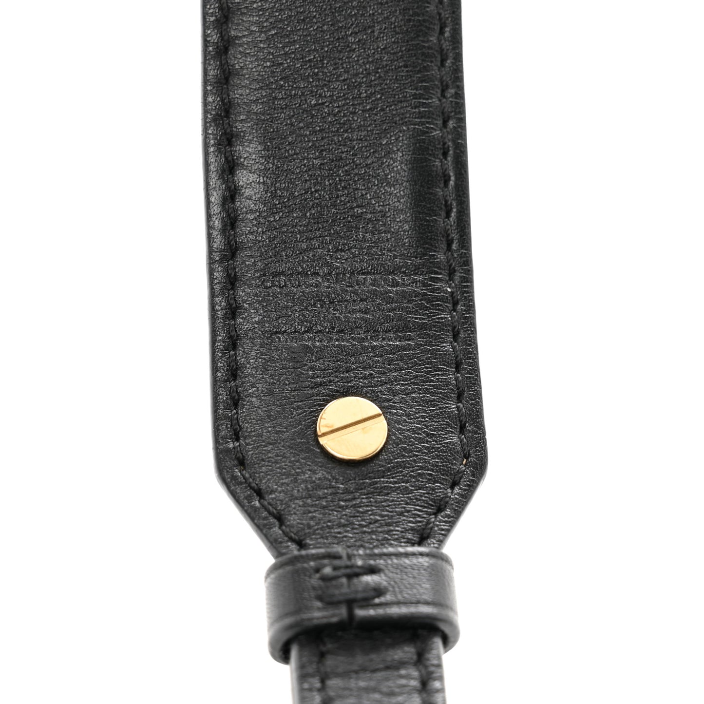 Reverse Monogram Bandouliere Shoulder Strap XL Black
