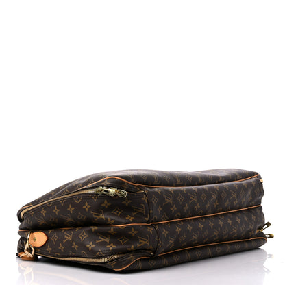 Louis Vuitton Monogram Alize 2 Compartment Luggage Travel Bag 3 of 17