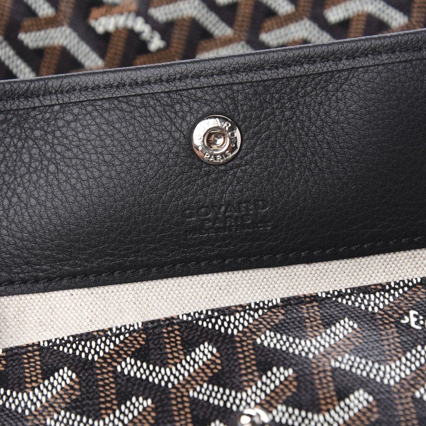 Goyardine Reversible Anjou PM Black