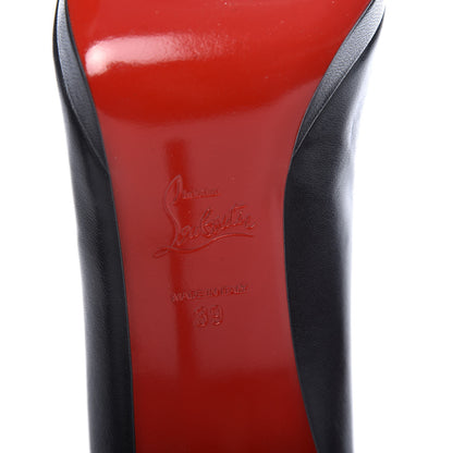 Christian Louboutin Shiny Nappa Pigalle Plato 100 Pumps 39 Black 6 of 7