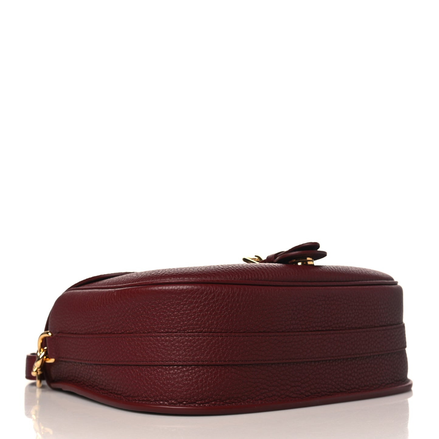 Grained Calfskin Large Bobby Flap Red Bricks