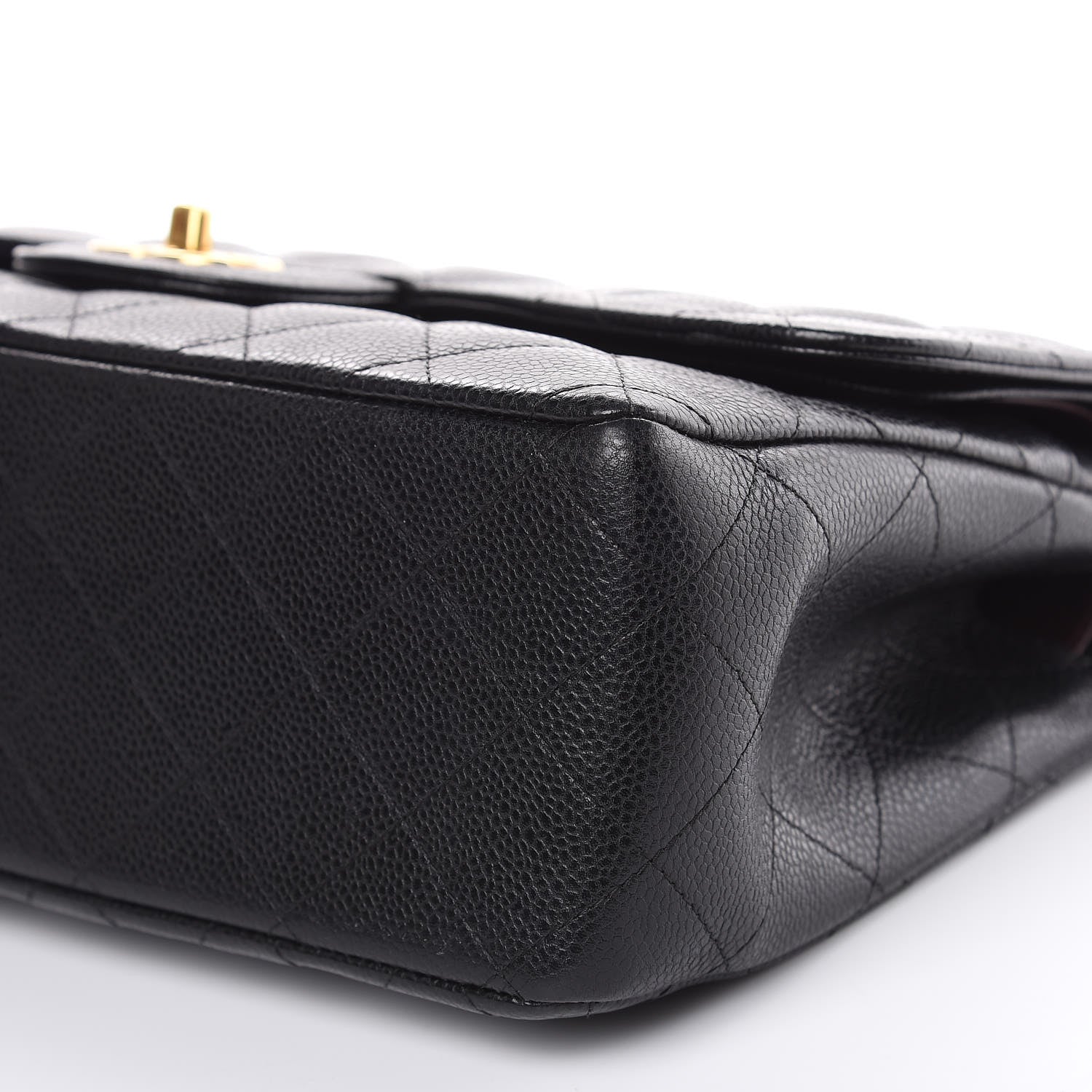 Chanel Caviar Quilted Jumbo Double Flap Black 9 of 11