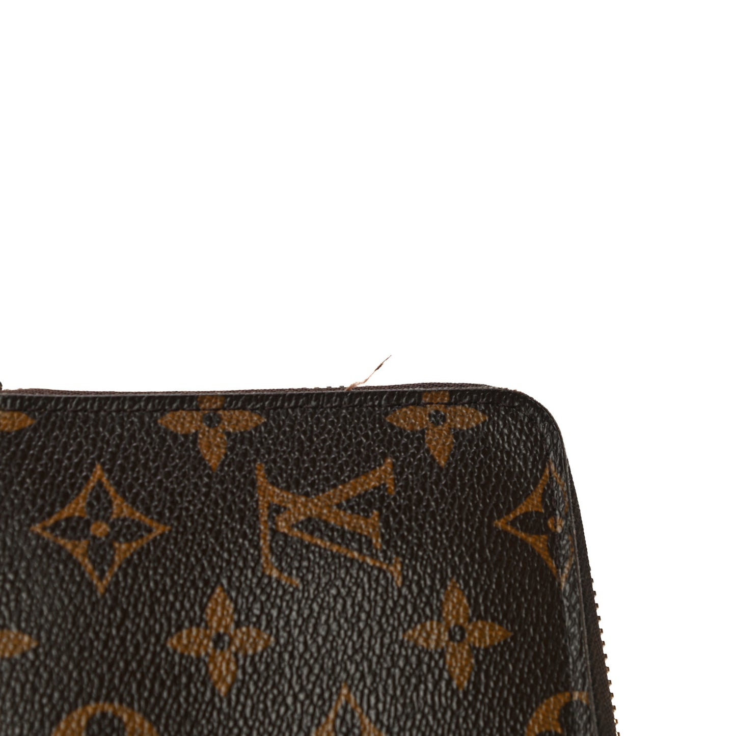 Monogram Groom Zippy Organizer Wallet Green