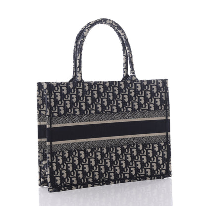 Christian Dior Oblique Medium Book Tote Blue Multicolor 2 of 10