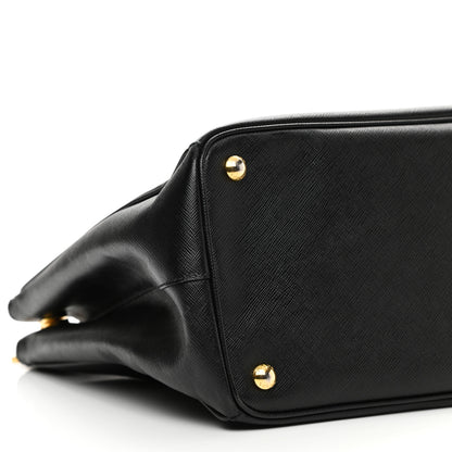 Prada Saffiano Large Galleria Double Zip Tote Black 9 of 13