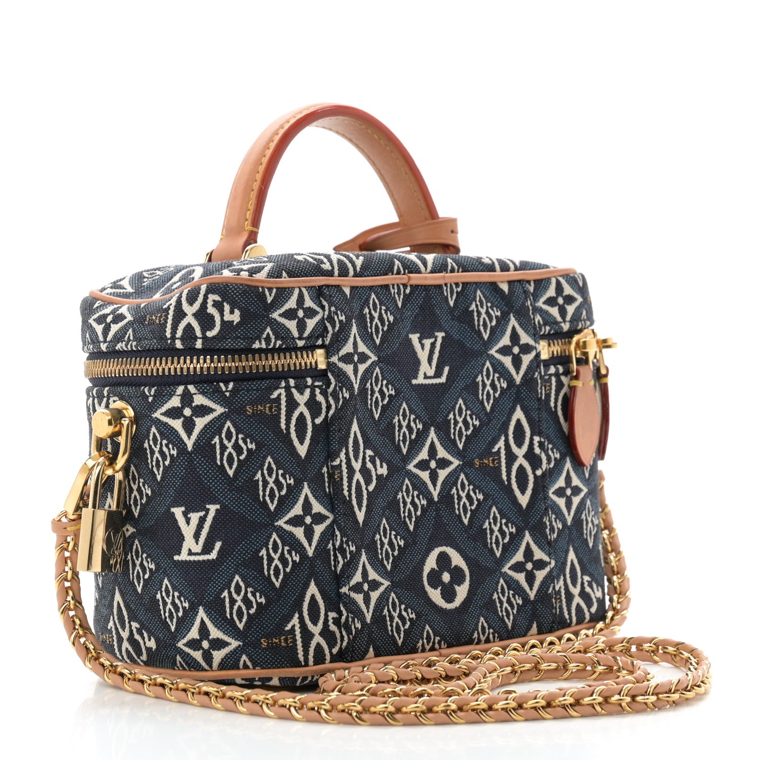 Louis Vuitton Jacquard Since 1854 Vanity PM Blue 3 of 9