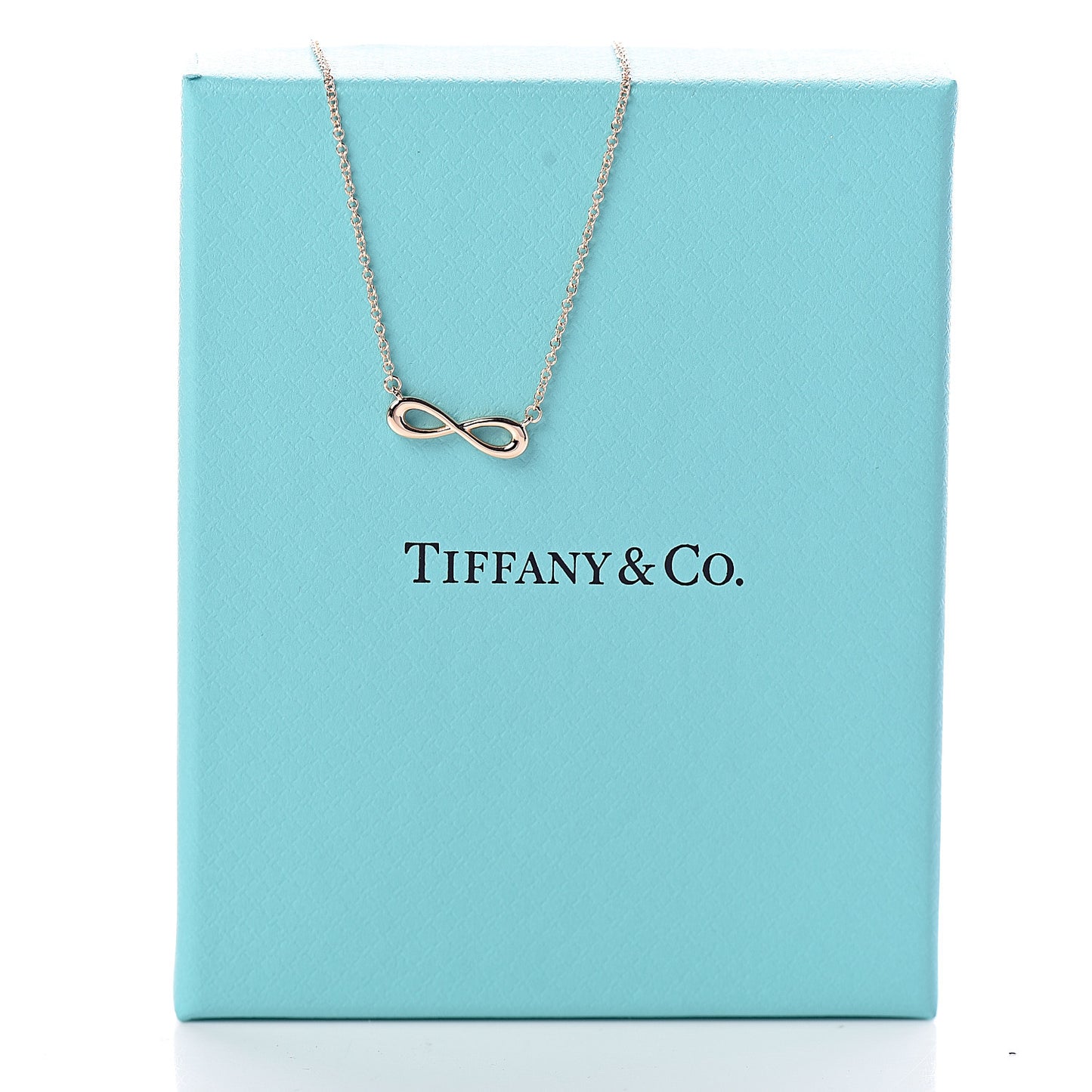 18K Rose Gold Infinity Pendant Necklace