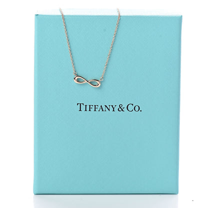 Tiffany 18K Rose Gold Infinity Pendant Necklace 6 of 6