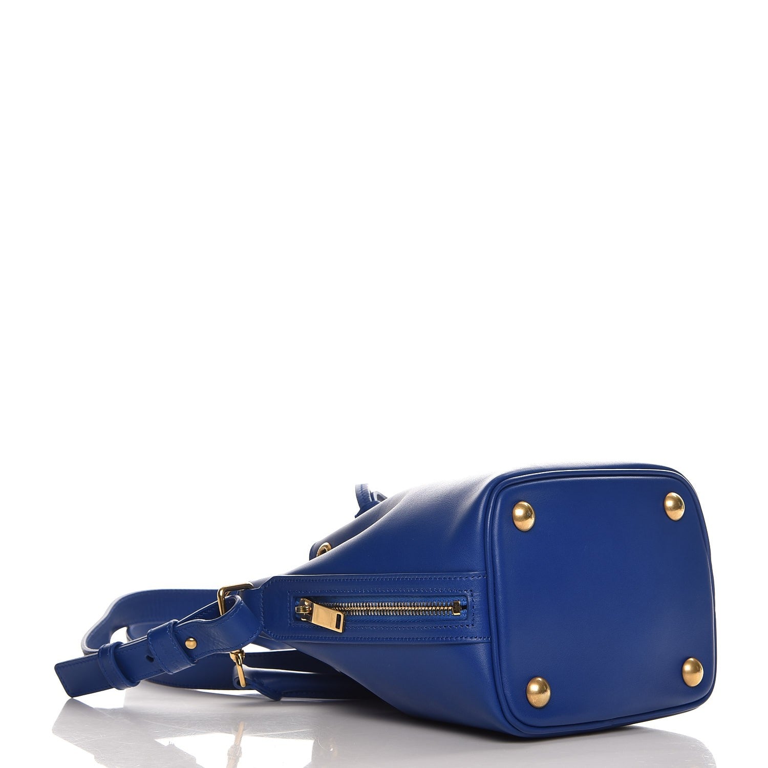 Saint Laurent Calfskin Small Emmanuelle Bucket Bag Blue Marjorelle 5 of 9