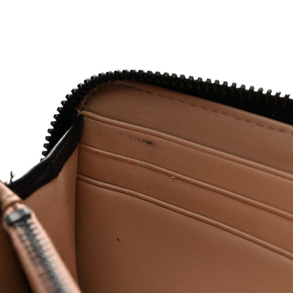 Prada Glace Borchie Studded Zip Around Wallet Black 9 of 11