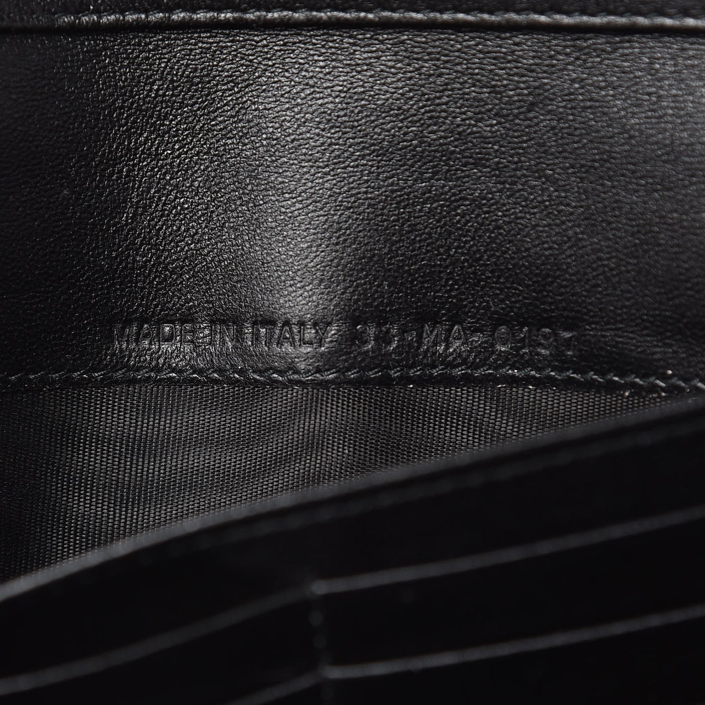 Lambskin Cannage Studded Dioraddict Wallet on Chain Black