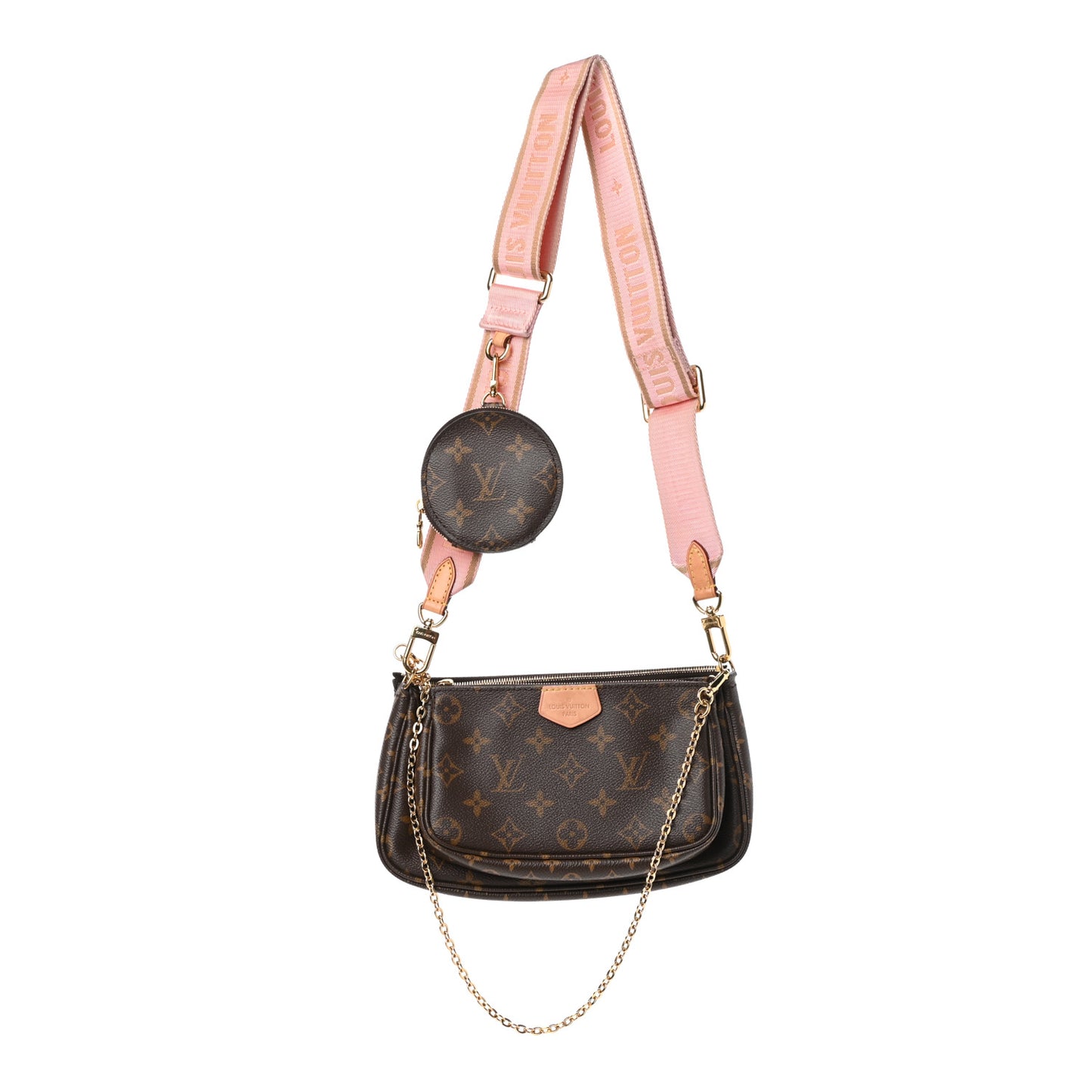 Monogram Multi Pochette Accessories Rose Clair