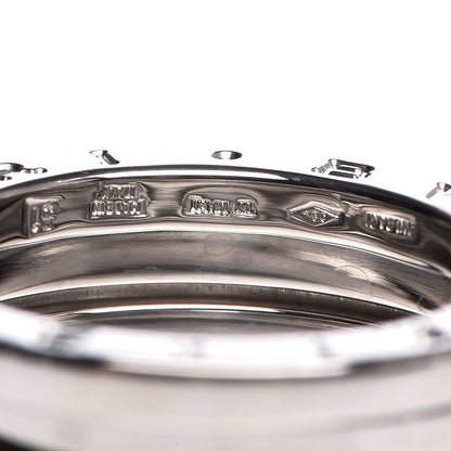 Bulgari 18K White Gold B.Zero1 Three-Band Ring 51 5.75 4 of 4