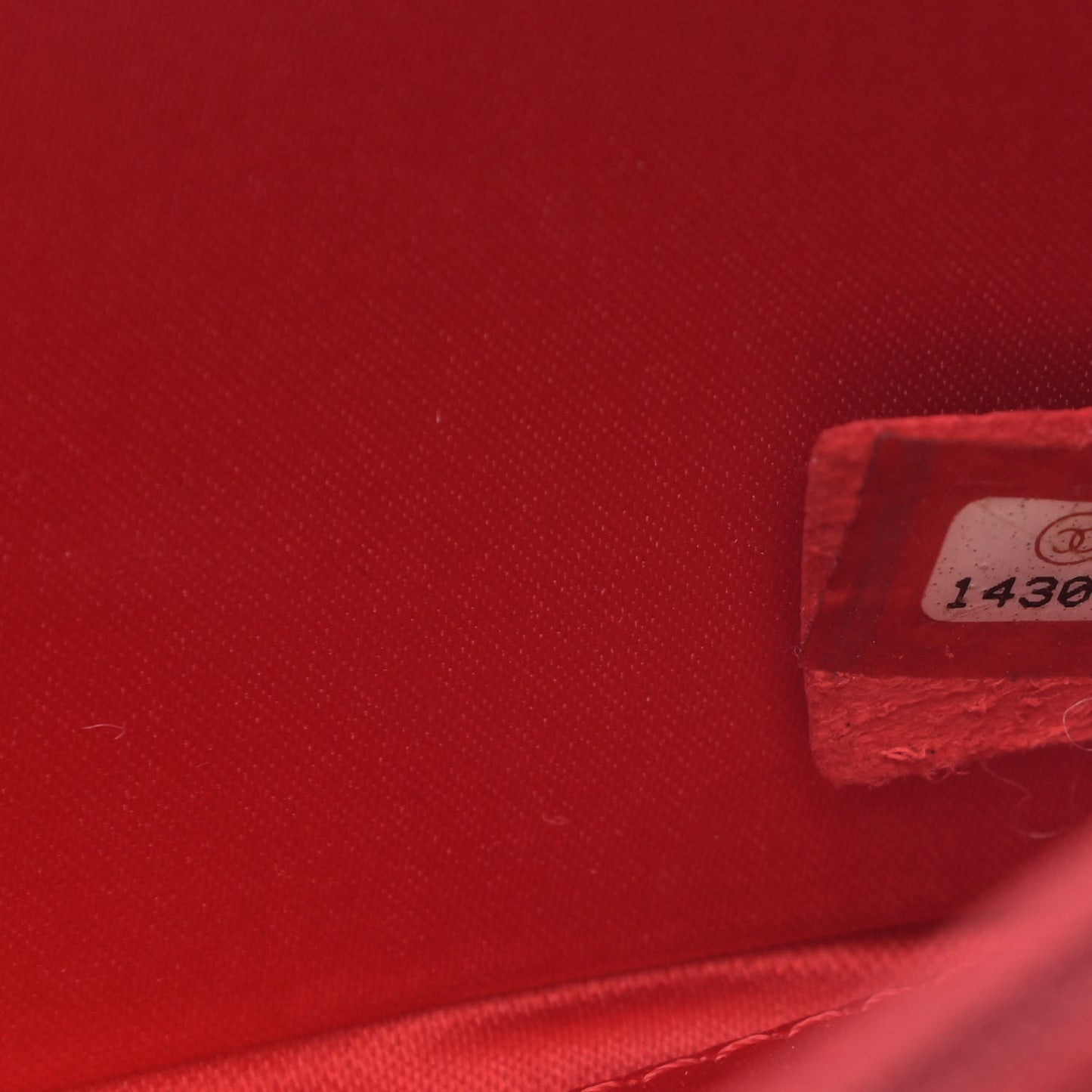 Lambskin Quilted Chain Clutch Flap Red