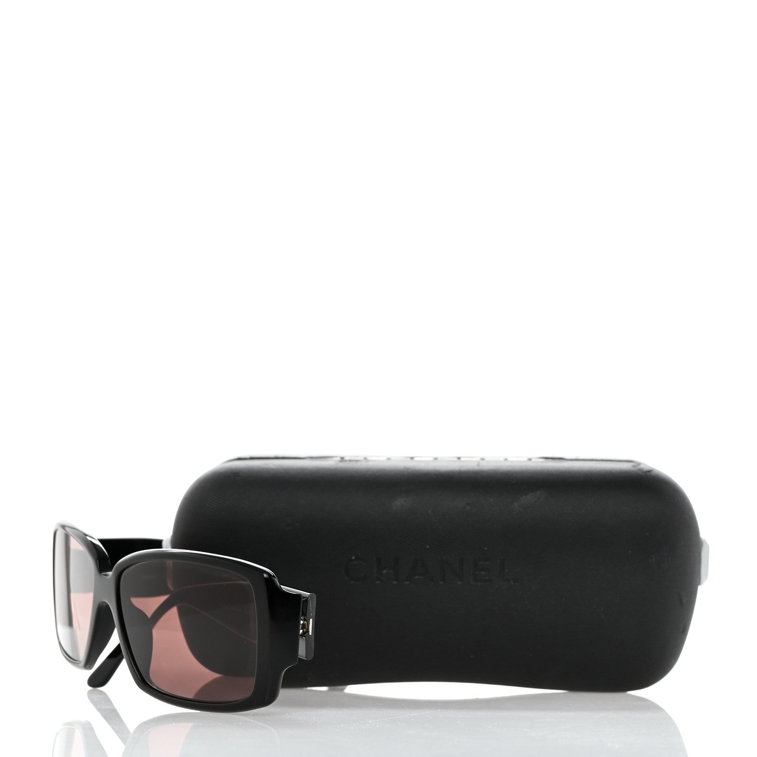 Chanel Crystal Baguette Prescription CC Sunglasses 5114-B Black 8 of 8