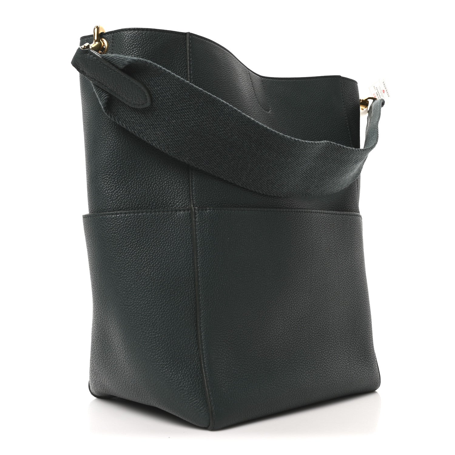 Celine Soft Grained Calfskin Sangle Bucket Bag Amazone 3 of 9