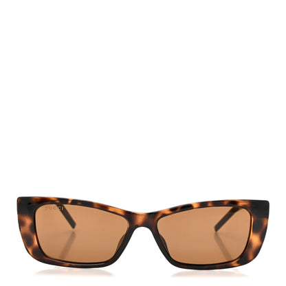 Gucci Acetate Rectangle Frame Sunglasses GG1681S Brown 2 of 8