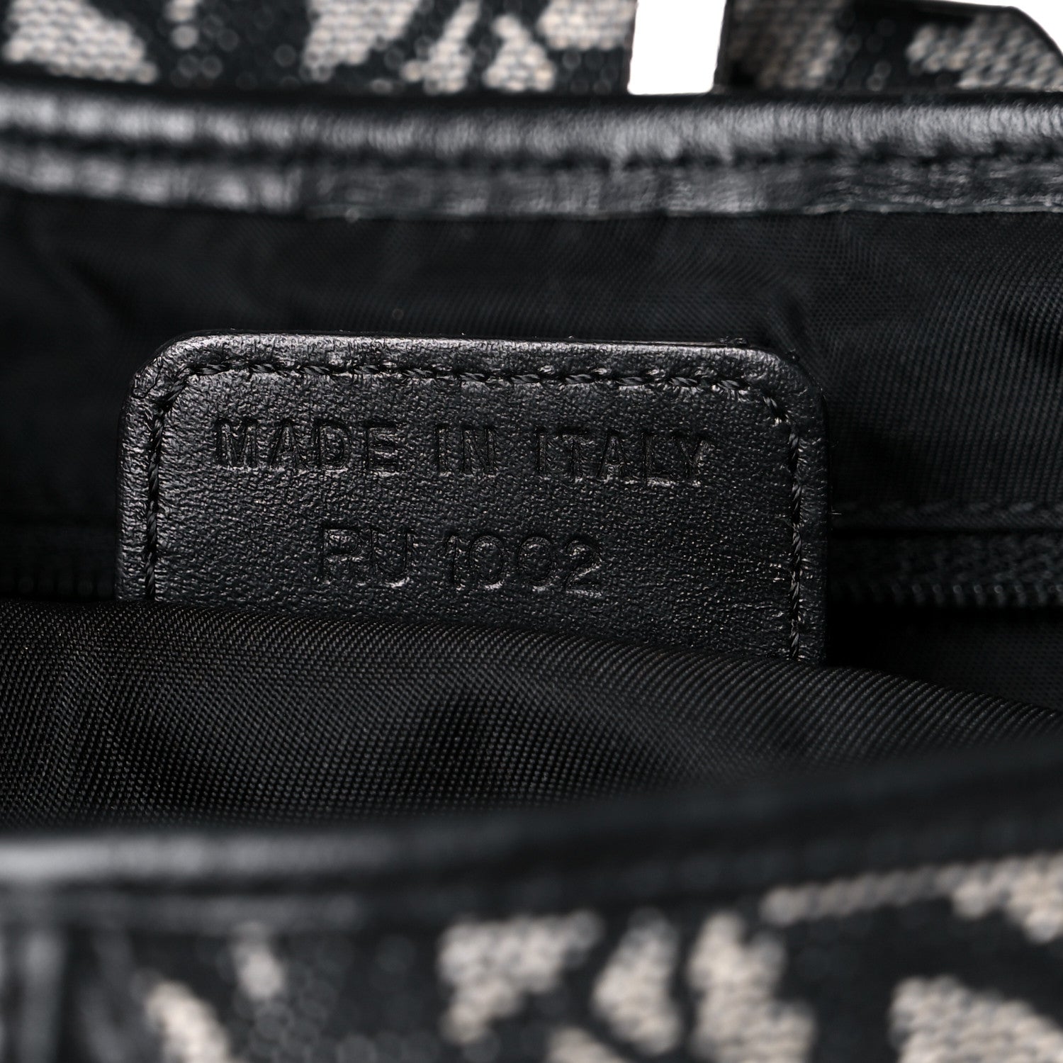 Christian Dior Monogram Double Saddle Bag Black 5 of 14