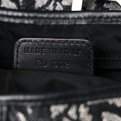Christian Dior Monogram Double Saddle Bag Black 5 of 14