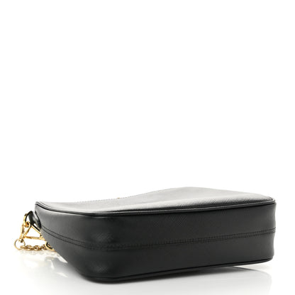 Prada Saffiano Lux Re-Edition 2005 Shoulder Bag Black 4 of 9