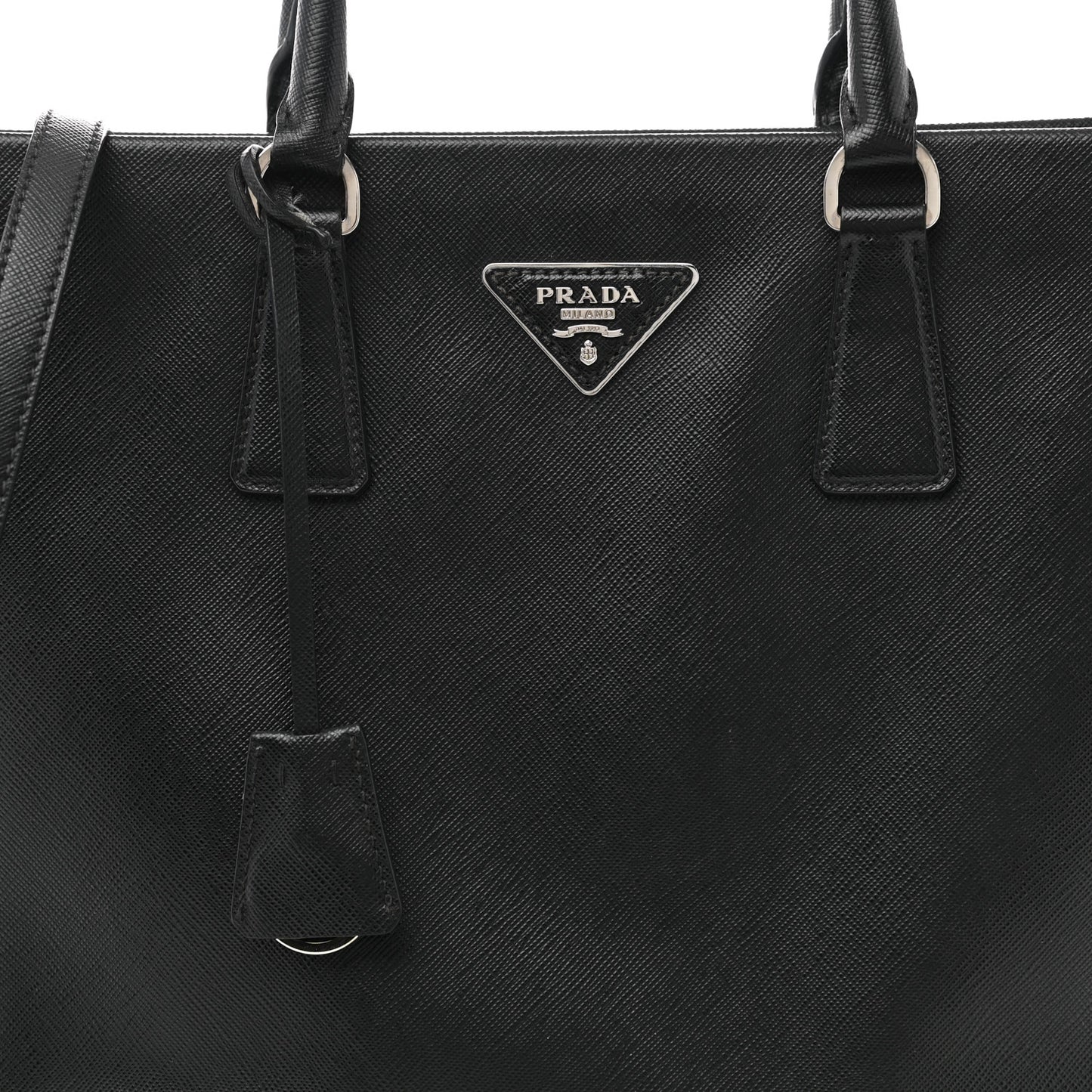 Saffiano Shopping Tote Black